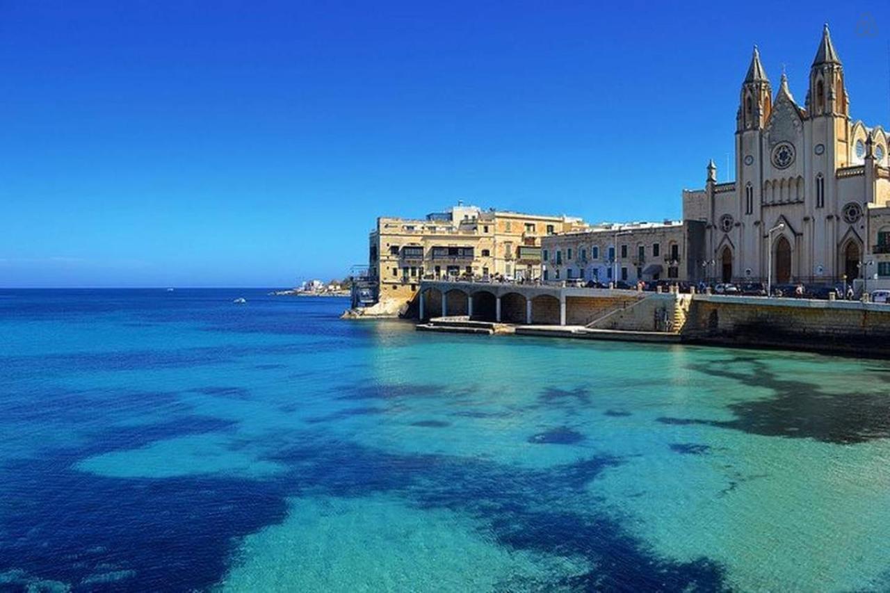 Seafront Luxury Apartment With Pool Sliema Zewnętrze zdjęcie